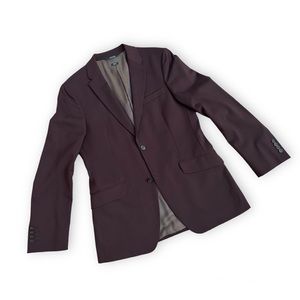 Perry Ellis Burgundy Men’s Sport Coat, Size 40R